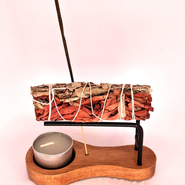 3 in 1 Sage and Incense Burner and Candle Holder