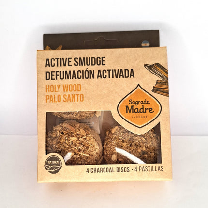 Active Smudge Charcoal Discs Palo Santo