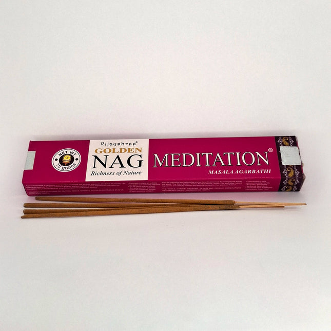 Golden Nag Meditation Incense Sticks