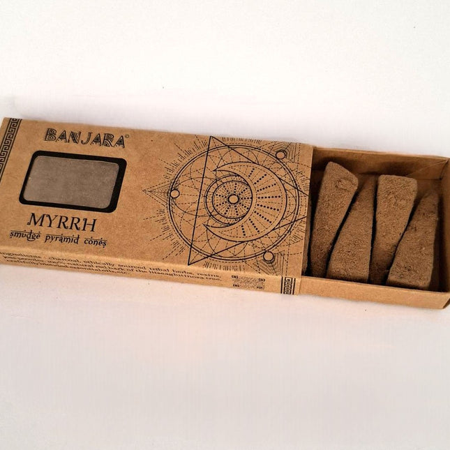 Incense Cones Banjara Myrrh Smudge Pyramid