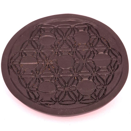Incense Holder Moon Phases Black