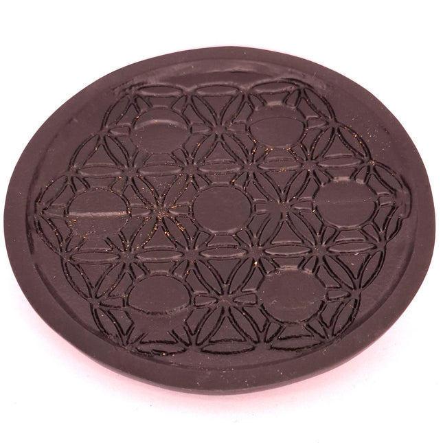 Incense Holder Moon Phases Black