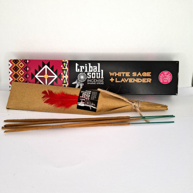 Incense Smudge Sticks Tribal Soul White Sage and Lavender