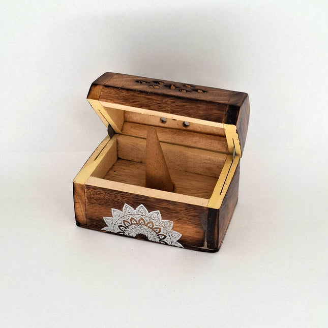 Mandala Wooden Chest Incense and Resin