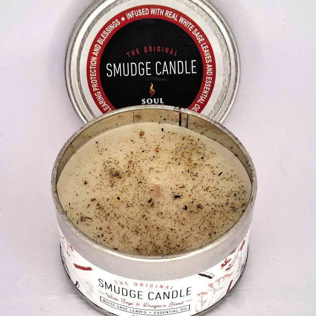 Smudge Candle White Sage Dragons Blood