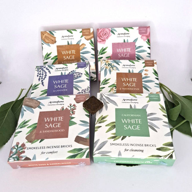 White Sage Incense Brick Refill Packs